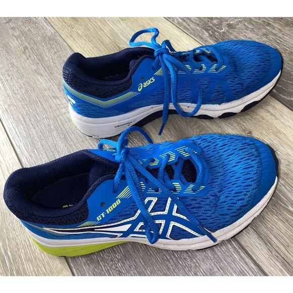 ASICS GT-1000 Duomax 1014A005 Blue White Green Youth US Size 5 A960418 Shoes - Picture 3 of 12